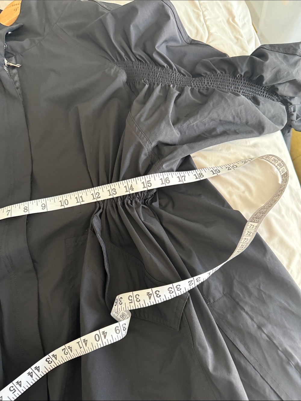 Fabletics Black Ruched-Waist Utility Jacket - Picture 7 of 8